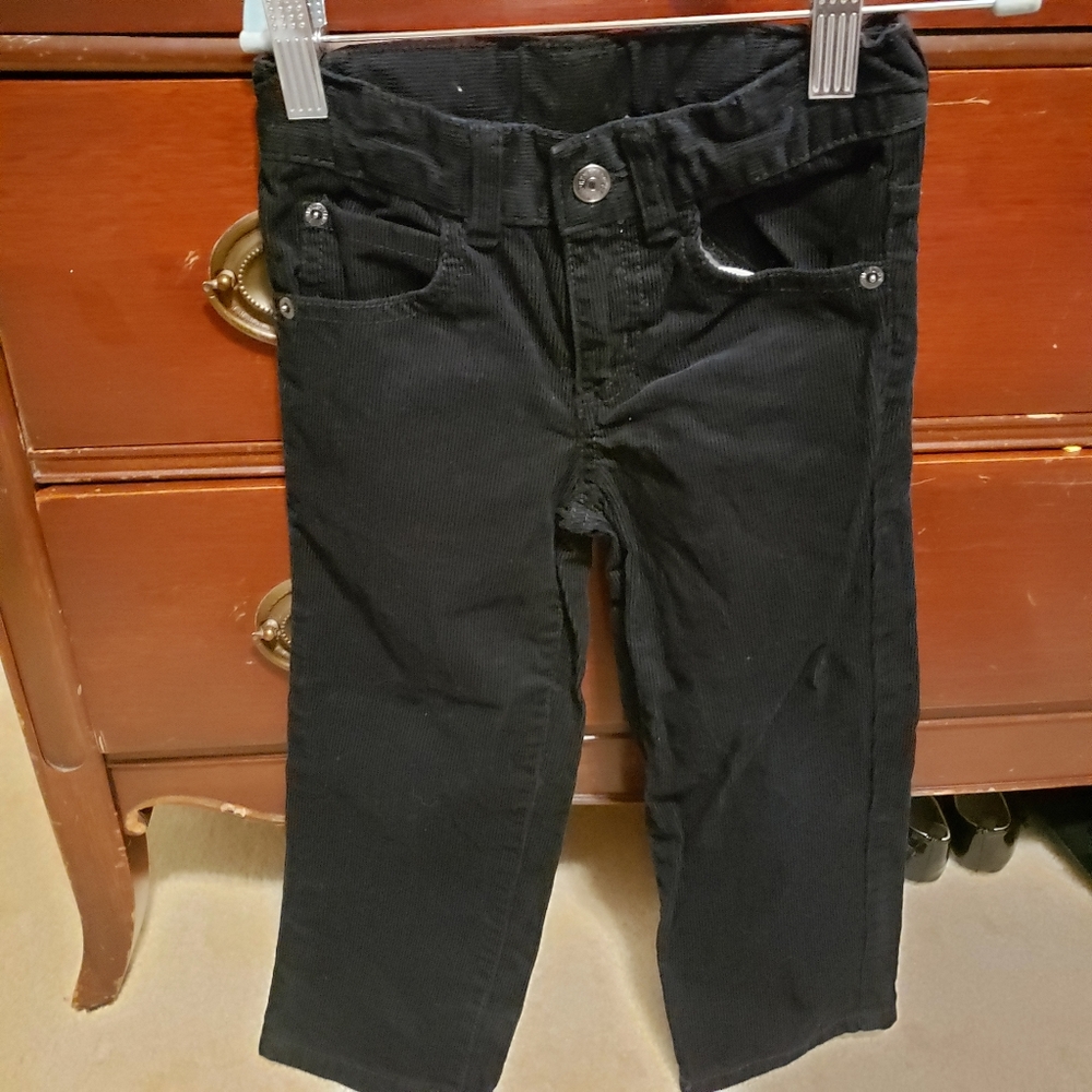 3T Gymboree black corduroy pants